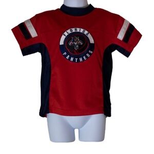 Florida Panthers ReebokT-Shirt Red Size S Small (4) Short Sleeve